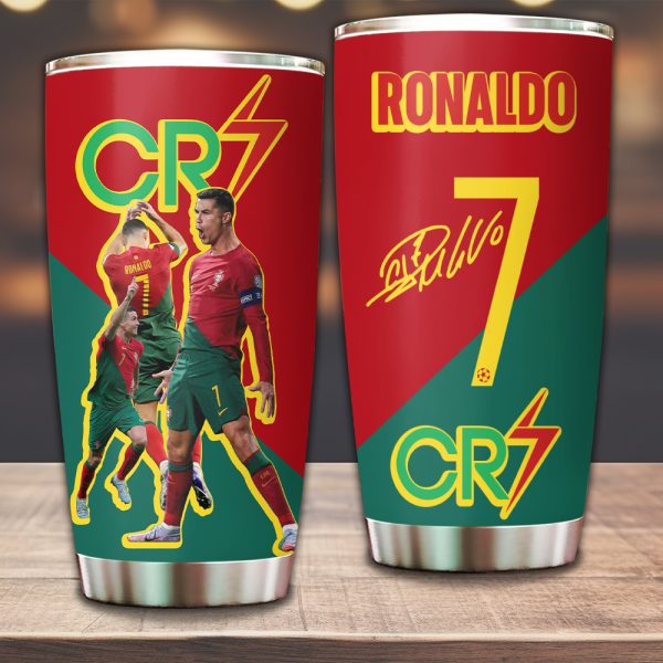Cristiano Ronaldo x Portugal National Football Team Tumbler Cup - HOATT 5443