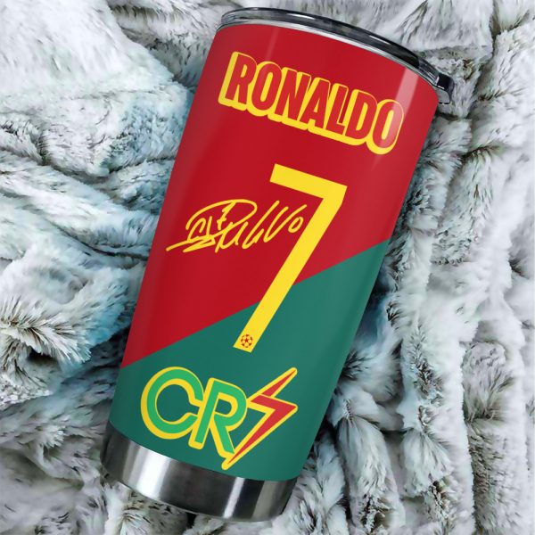 Cristiano Ronaldo x Portugal National Football Team Tumbler Cup - HOATT 5443