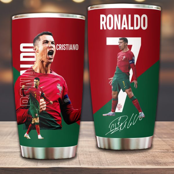Cristiano Ronaldo x Portugal National Football Team Tumbler Cup - HOATT 5479