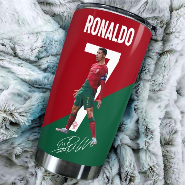 Cristiano Ronaldo x Portugal National Football Team Tumbler Cup - HOATT 5479