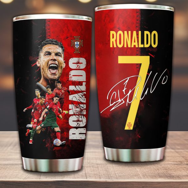 Cristiano Ronaldo x Portugal National Football Team Tumbler Cup - HOATT 5493