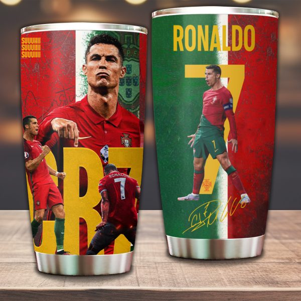 Cristiano Ronaldo x Portugal National Football Team Tumbler Cup - HOATT 5688