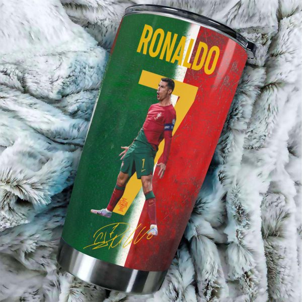Cristiano Ronaldo x Portugal National Football Team Tumbler Cup - HOATT 5688