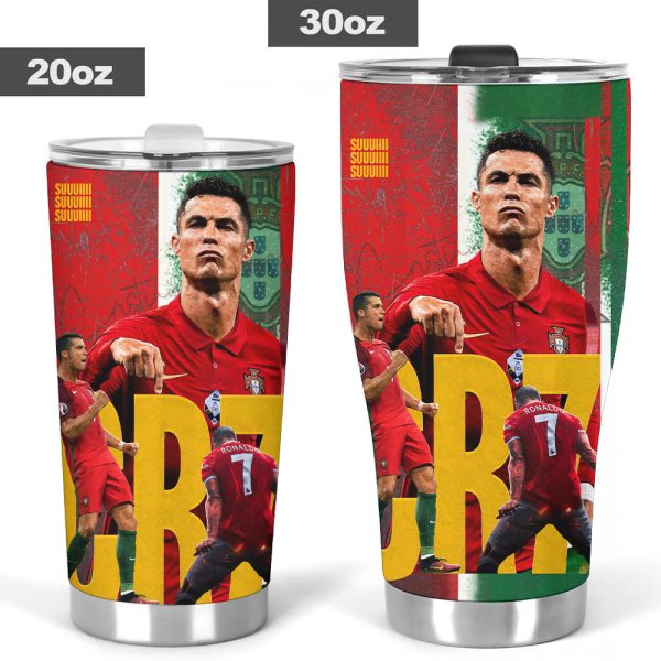 Cristiano Ronaldo x Portugal National Football Team Tumbler Cup - HOATT 5688