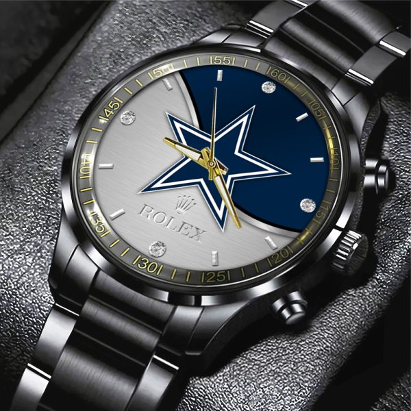 Dallas Cowboys x Rolex Black Stainless Steel Watch - MAITM 7514
