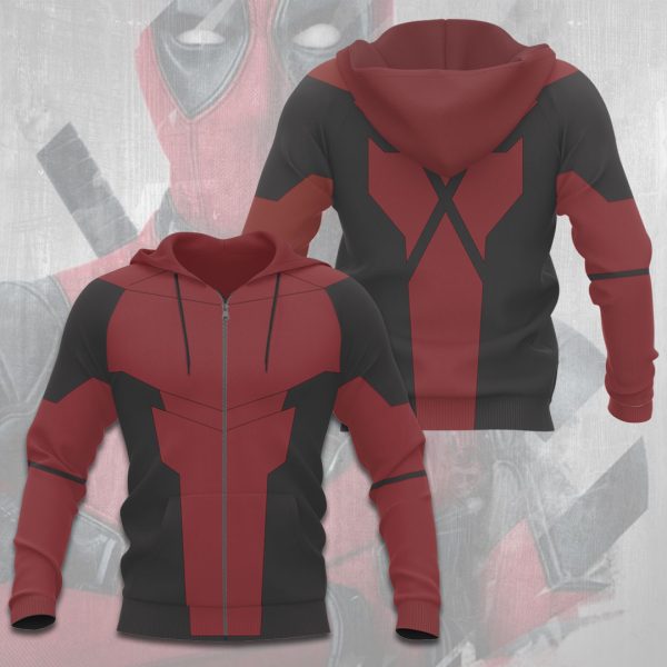 Deadpool 3D Zip-up Hoodie – MAITM 7552