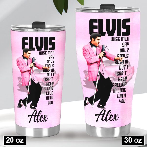 Personalized Elvis Presley Tumbler Cup - VANDH 3112