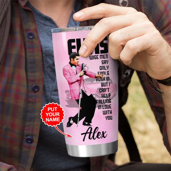 Personalized Elvis Presley Tumbler Cup - VANDH 3112