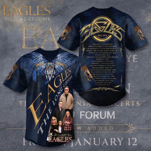 Eagles Band Baseball Jersey - TANTN 7356