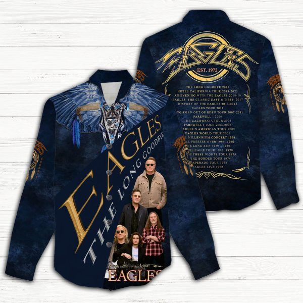 Eagles Band 3D Linen Shirt - TANTN 7357