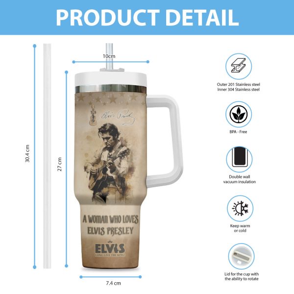Elvis Presley 40oz Stanley Tumbler - MAITM 7531