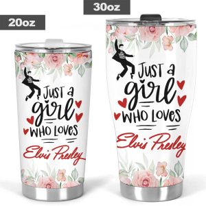 Personalized Elvis Presley Tumbler Cup - GNE 682