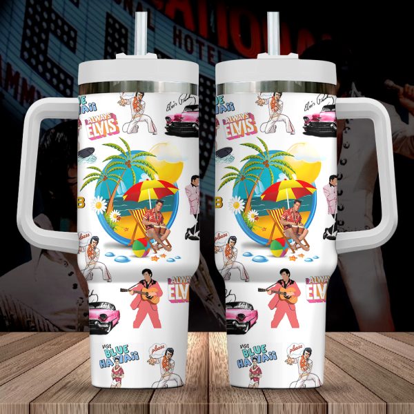 Elvis Presley 40oz Stanley Tumbler - HUANNM 5549.1