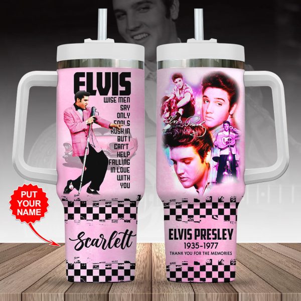 Personalized Elvis Presley 40oz Stanley Tumbler - VANDH 3111