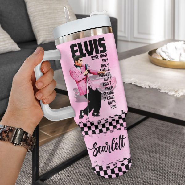 Personalized Elvis Presley 40oz Stanley Tumbler - VANDH 3111