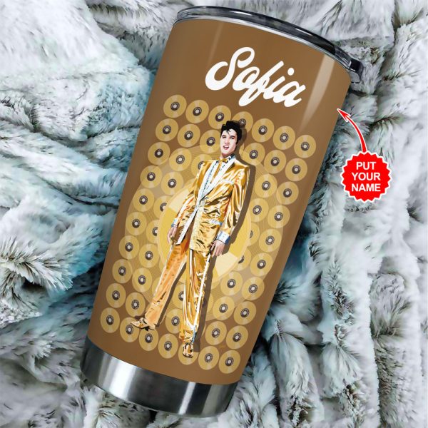 Personalized Elvis Presley Tumbler Cup - VANDH 3161