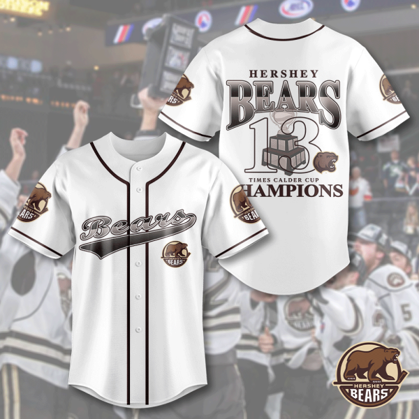 Hershey Bears Baseball Jersey - HOATT 5532