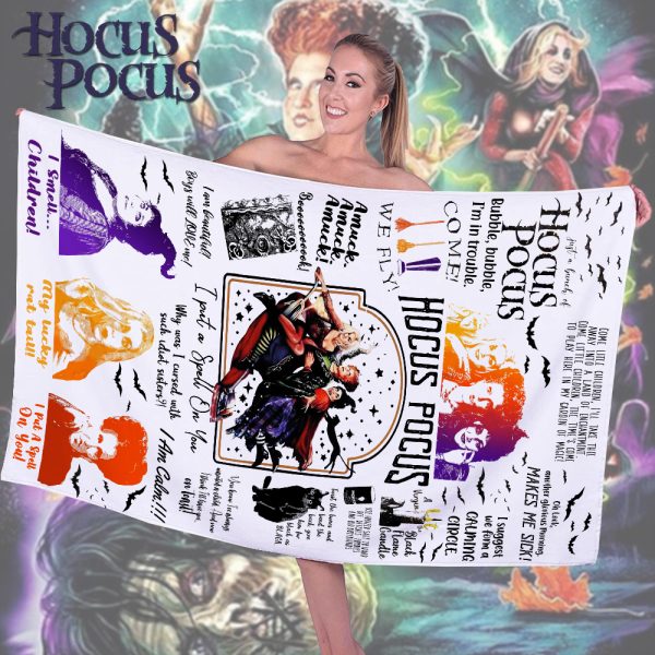 Hocus Pocus Rectangle Beach Towel - HOATT 5712