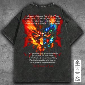 Judas Priest 2D Acid Washed Cotton Shirt - TANTN 7567