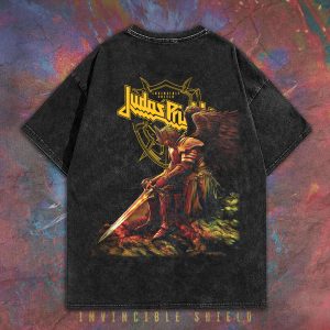 Judas Priest 2D Acid Washed Cotton Shirt - TANTN 7569