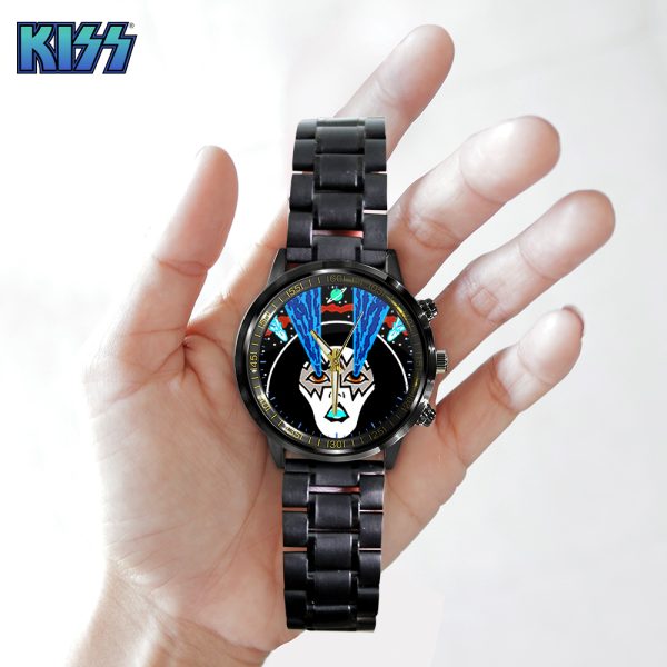 Kiss Band Black Stainless Steel Watch - GNE 716
