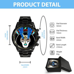 Kiss Band Black Stainless Steel Watch - GNE 716