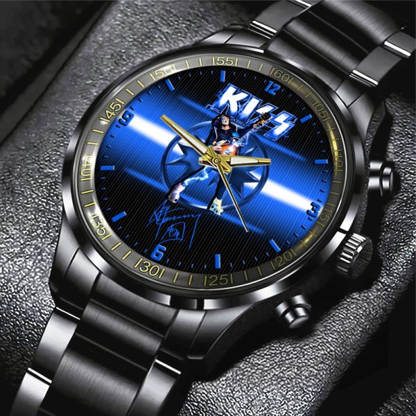 Kiss Band Black Stainless Steel Watch - MAITM 7548