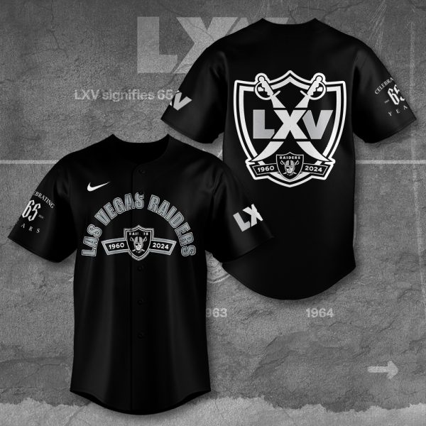 Las Vegas Raiders Baseball Jersey - TANTN 7530