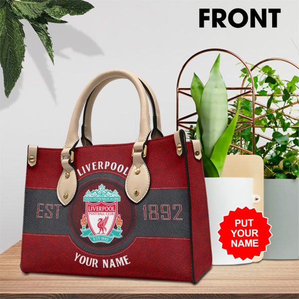 Personalized Liverpool FC Leather HandBag - MAITM 7534