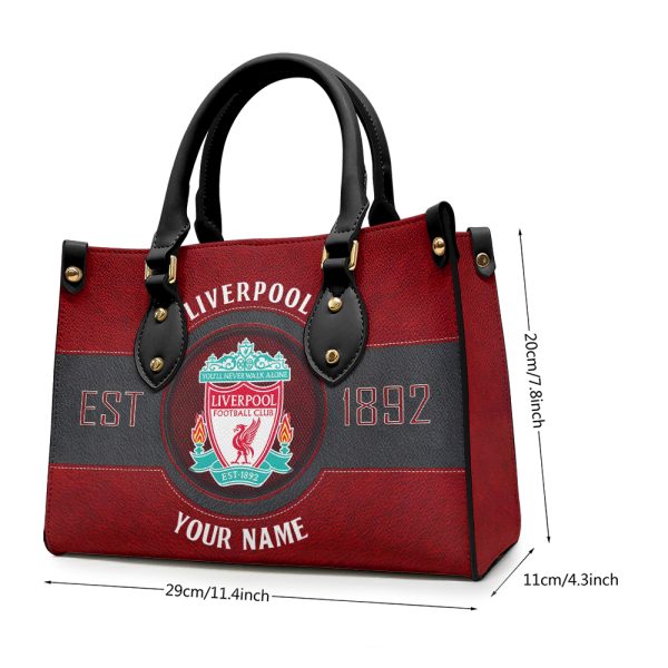 Personalized Liverpool FC Leather HandBag - MAITM 7534