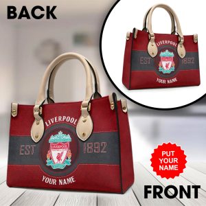 Personalized Liverpool FC Leather HandBag - MAITM 7534