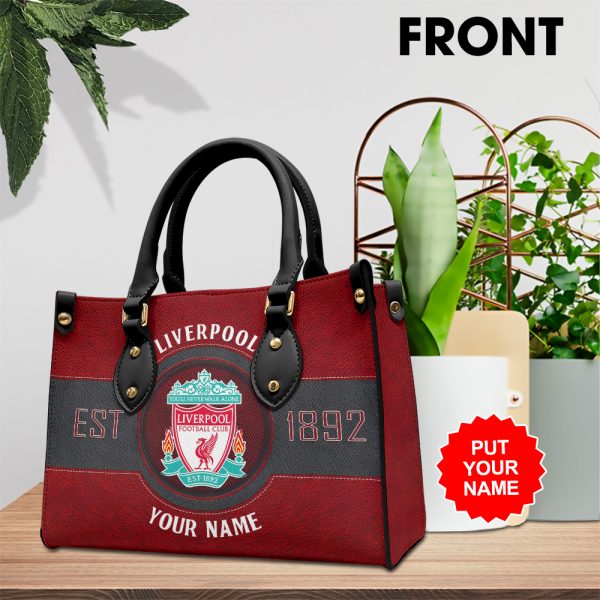 Personalized Liverpool FC Leather HandBag - MAITM 7534