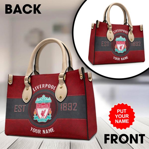 Personalized Liverpool FC Leather HandBag - MAITM 7534