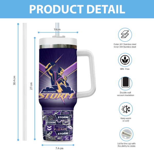Melbourne Storm 40oz Stanley Tumbler - TANTN 7576