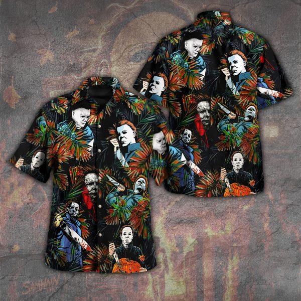 Halloween x Michael Myers 3D Hawaiian Shirt - GNE 850