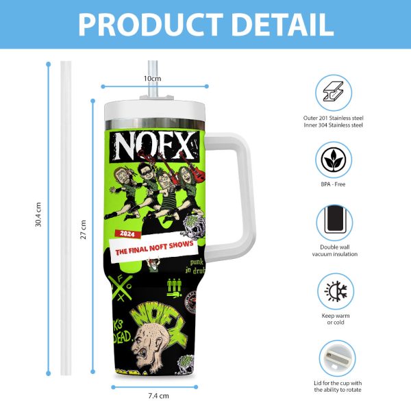 Personalized NOFX 40oz Stanley Tumbler - VANDH 3175