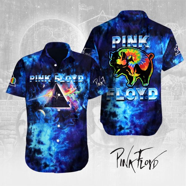 Pink Floyd Short Sleeve Dress Shirt - HUANNM 5491.1