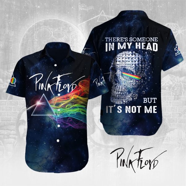 Pink Floyd Short Sleeve Dress Shirt - HUANNM 5548.1