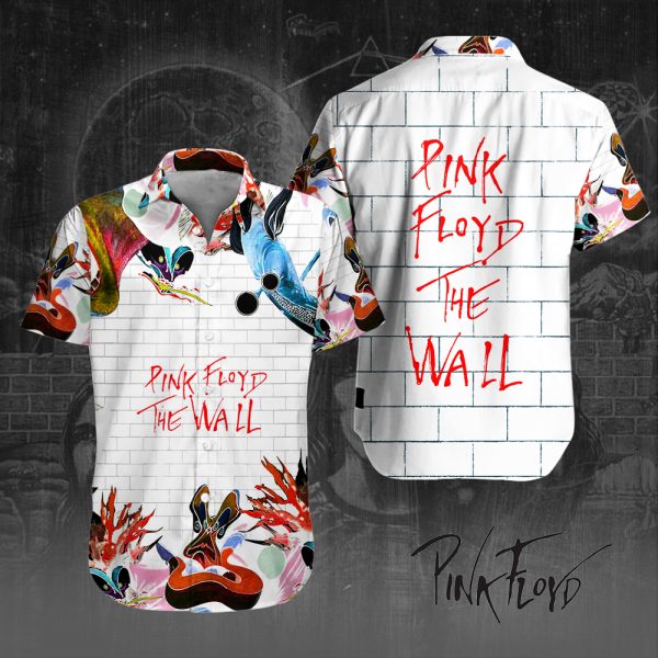 Pink Floyd Short Sleeve Dress Shirt - HUANNM 5561.1