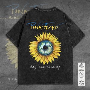 Pink Floyd 2D Acid Washed Cotton Shirt - GNE 770