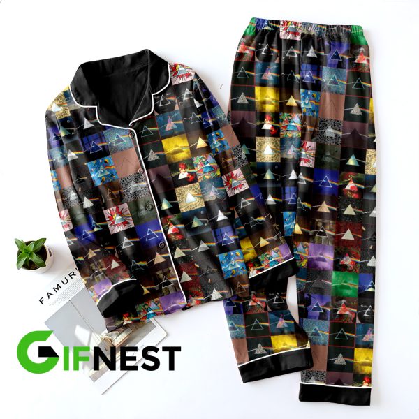Pink Floyd Button Down Pajamas Set – HOATT 5387