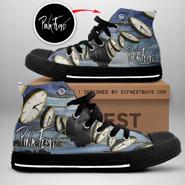 Pink Floyd High Top Canvas Shoes - GNE 712