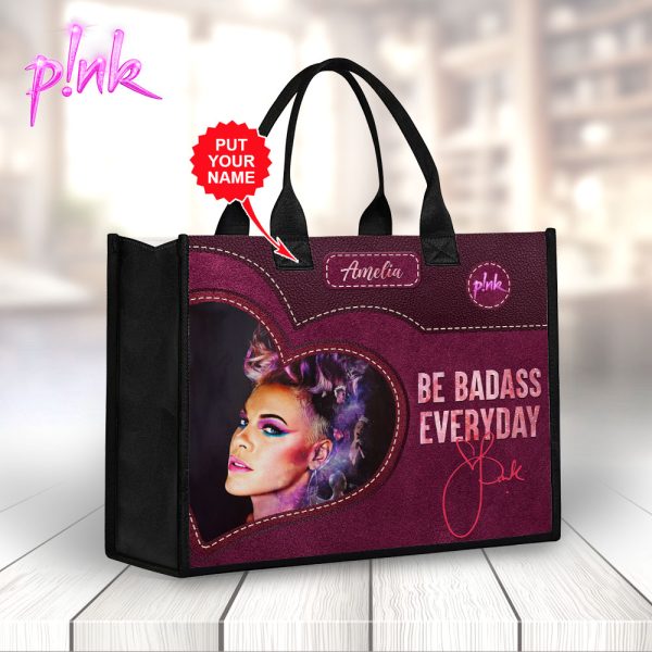 Personalized P!nk Canvas Tote Bag - VANDH 3204