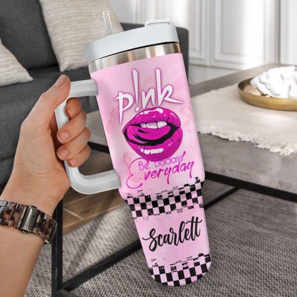 Personalized P!nk 40oz Stanley Tumbler - VANDH 3149