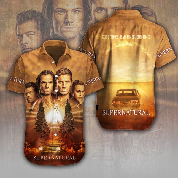 Supernatural Short Sleeve Dress Shirt - HUANNM 5556.1