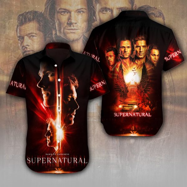 Supernatural Short Sleeve Dress Shirt - HUANNM 5560.1