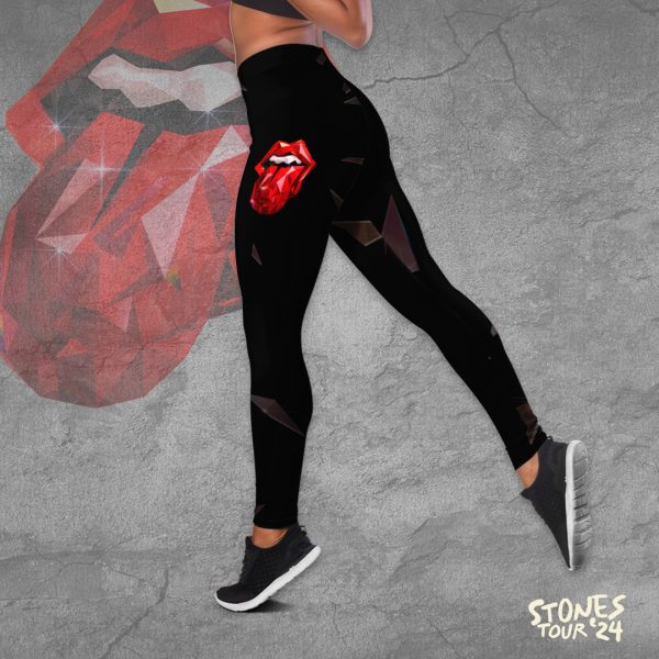 The Rolling Stones Hollow Tank Top Leggings - TANTN 7480