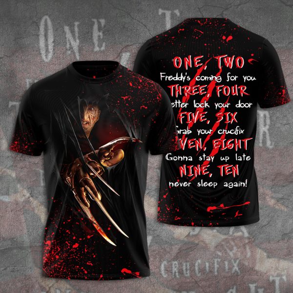 Freddy Krueger x Horror Movies 3D Apparel - GNE 837