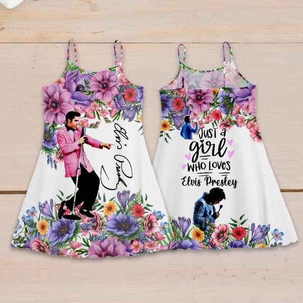 Elvis Presley 3D Strappy Swing Dress - MAITM 7699
