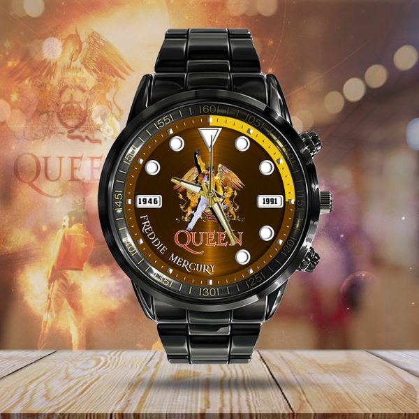 Freddie Mercury Black Stainless Steel Watch - MAITM 7877